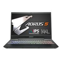 AORUS 5 NA-7US1021SH 15" Thin Bezel LG 144Hz FHD IPS LCD, i7-9750H, NVIDIA GeForce GTX 1650, Samsung 8GB RAM, Intel M.2 PCIe NVMe 256GB SSD, 1TB HDD, RGB Keyboard, Win10, Ultra Slim Gaming Laptop