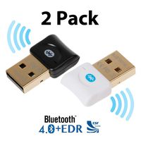 Bluetooth CSR 4.0 USB Dongle Adapter, EKSEN Bluetooth Transmitter and Receiver For Windows 10/8 / 7 / Vista - Plug and Play on Win 8 and above - Black And White