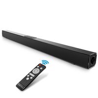 FULOXTECH TV Sound Bar, Upgraded Soundbar for TV 36.5-Inch 40W 2.0 Channel Wireless & Wired Bluetooth Sound Bars Home Theater Surround Speakers Incl Optical Cable,Remote, Black (Upgraded Version)