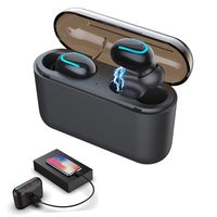 Byakov Wireless Earbuds Bluetooth 5.0 Headphones True Wireless Earphones Deep Bass 3D Stereo Sound Headphones Noise Cancelling Headset with Portable Charging Case (2 Earbuds)