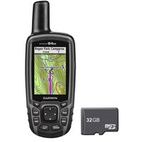 Garmin GPSMAP 64st Worldwide Handheld GPS with1 Yr. Birdseye Subscription and Preloaded TOPO U.S. 100K Maps + 32GB MicroSD Memory Card Bundle