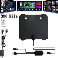 RONSHIN Accessories 300 Mile Range Antenna TV Digital HD Skywire 4K Antena HDTV 1080p with Amplifier Electronics