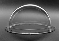 JMX 4 Inch Acrylic Indoor/Outdoor Clear Camera Dome Security Camera Housing