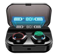 Wireless Earbuds, True Bluetooth 5.0 Ear Buds Headphones with Charging Case, Truly Portable in-Ear IPX7 Waterproof TWS Earphones with Microphone Stereo Sound with Bass for Sport