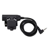 Semoic Headset Adapter Z113 for Walkie-Talkie Yaesu 3.5mm 4 Pole U94 PTT Cable Profession