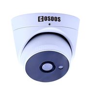 COSOOS 1080P 1920TVL Dome Security Camera, 2Megapixel Hybrid 4-in-1 HD-TVI/CVI/AHD/CVBS Wired Waterproof Outdoor/Indoor Surveillance Camera, 3.6mm Lens 3PCS Array LED 115ft Night Vision Metal White