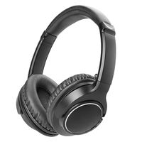 Wireless Headphones, Giaride Bluetooth Over-Ear Foldable Headphones w/Mic Hi-Fi Stereo, Soft Memory-Protein Earmuffs, Noise Cancelling, 30H Playtime, Wired Mode PC/Cell Phones Black