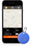 Key Finder. GPS Tracker. Remote Shutter. IP67 Waterproof. Finding Anything. App Control for iOS or Android OS Devices. -1 Pack (Blue)