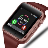 Aeifond Smart Watch Bluetooth Smartwatch Touch Screen Smart Wrist Watch Fitness Tracker with Camera Pedometer SIM TF Card Slot Compatible iPhone iOS Samsung Android for Women Kids Men (Gold)