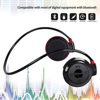 Running Headphones Neckband Sports Earphones Bluetooth Wireless Sports Headset Over-Ear earbuds with Sweatproof, Hi-Fi Stereo,Built-In Microphone 6 Hours Playtime Black