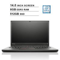 2019 Lenovo Thinkpad T450 14 Inch Business Laptop (Intel Dual Core i5-5300U up to 2.9GHz, 8GB DDR3L RAM, 256GB SSD, Intel HD 5500, WiFi, Bluetooth, Windows 10 Pro) (Renewed)