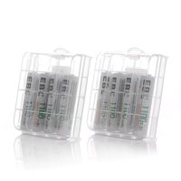 EBL AA/AAA NI-MH Rechargeable Batteries 4/8 / 12/16 PACKS With OR Without Charger 800mAh 1100mAh 2300mAh for Vape/Camera/Toys/Home and other (8x EBL 1100mAh AAA Ni-MH)