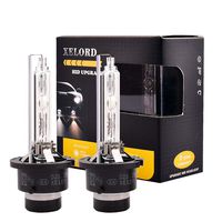 D2S Xenon HID Headlights Bulb 6000K White Ultra Bright 35W 12V Car Headlamp Replacement Bulbs for Low Beam or High Beam - Upgrade Version - 2 Pack