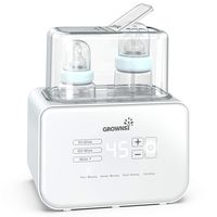 Baby Bottle Warmer, Bottle Sterilizer 6-in-1Fast Baby Food Heater&Defrost BPA-Free Warmer with LCD Display Accurate Temperature Control for Breastmilk or Formula