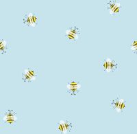 Jillson Roberts 12 Sheet-Count All-Occasion Flat Folded Gift Wrap, Honey Bees