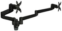 Mount-It! Dual Arm Full Motion Articulating Monitor Wall Mount, Black (MI-43114_BLK)