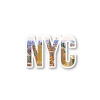 NYC Skyline Sticker New York Stickers - Laptop Stickers - 2.5" Vinyl Decal - Laptop, Phone, Tablet Vinyl Decal Sticker S1119