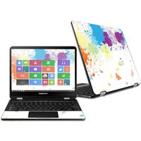 MightySkins Skin Compatible with Samsung Chromebook Pro 12.3" - Splash of Color | Protective, Durable, and Unique Vinyl Decal wrap Cover | Easy to Apply, Remove, and Change Styles | Made in The USA
