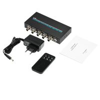 HDV-S41SL SDI switcher Seamless switching 4 * 1 Four Input One Output SD-SDI / HD-SDI / 3G- SDI with Remote Control