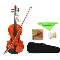 ammoon Full Size Solid Maple Viola with Case Bow Bridge Rosin and Strings