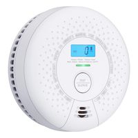 X-Sense 10 Year Battery Smoke and Carbon Monoxide Detector with Display, Dual Sensor Smoke CO Alarm Complies with UL 217 & UL 2034 Standards, Auto-Check, SC01