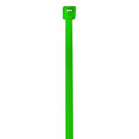 BOX USA BCT422A Colored Cable Ties, 18#, 4", Green (Pack of 1000)