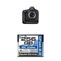 Canon EOS-1DX Mark II DSLR Camera and Delkin 256GB Cinema CFast 2.0 Memory Card