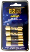 DB Link AGU60 60 Amp Gold AGU Fuses - Pack of 4
