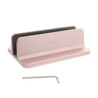 7Penn Vertical Laptop Stand in Rose Gold - Adjustable Laptop Stand for Desk Laptop Vertical Holder Laptop Dock Stand