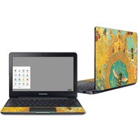 Mightyskins Skin Compatible with Samsung Chromebook 3 11.6" - Bee Queen | Protective, Durable, and Unique Vinyl Decal Wrap Cover | Easy to Apply, Remove, and Change Styles | Made in The USA