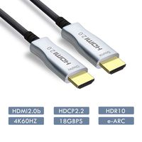 ATOMZING Slim HDMI 2.0b Fiber Cable, 100ft/30m, Supports 4K@60Hz Fiber Optic Cable, 4:4:4/4:2:2/4:2:0, HDR, ARC, HDCP2.2, 3D, Dolby Vision, 18Gbps Fiber Optic HDMI Cord