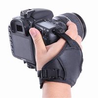 LOSOUL Dual Strap Padded Wrist and Grip Strap for DSLR Cameras - Prevents droppage and stabilizes video