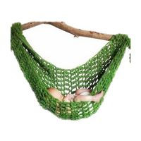 Coberllus Baby Newborn Photography Props Hammock Handmade Crochet Knitted Unisex Baby Outfit Photo Prop (Green)