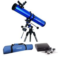 Meade Polaris 114mm German Equatorial Reflector Telescope and Accessory Bundle