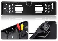 Auto Wayfeng Car Rear View Camera Car Reversing Backup Parking Camera License Plate Frame Best Assistant for Parking - Black