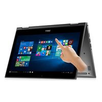 Dell i5368-10025GRY 13.3in FHD Touch 2-in-1 Laptop (Intel Core i7-6500U 2.5GHz Processor, 8 GB RAM, 256 GB SDD) Windows 10 Gray (Renewed)