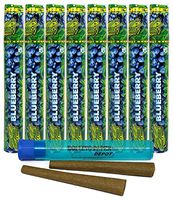 Cyclones Pre Rolled Blueberry Hemp Cones (8 Packs) with Rolling Paper Depot Kewltube