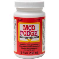 Mod Podge CS11201 Waterbase Sealer, Glue & Decoupage Finish, 8 oz, Gloss