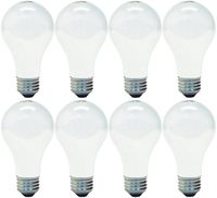 GE Lighting 66247 Soft White 43-Watt, 620-Lumen A19 Light Bulb with Medium Base, 8-Pack