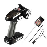 Favrison Flysky FS-GT2E AFHDS 2A 2.4ghz 2CH Radio System Transmitter for RC Car Boat with FS-A3 Receiver