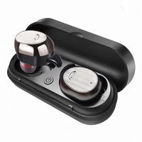 True Wireless Earbuds Bluetooth Headphones, 3D Stereo Sound Bluetooth Headset with Charging Case, Noise Cancelling Sweat Proof in-Ear Earphones with Built-in Microphone for Business Running Sport...
