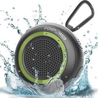 Waterproof Bluetooth Speaker IPX7, FosPower Outdoor Portable Shower Wireless Speakers with 10 Hours Playtime, HD Audio, Enhanced Bass, Built-in Mic, Bluetooth 4.2, TWS Mode and TF Card Slot