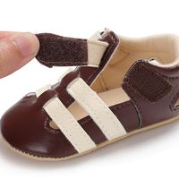 Baby Toddler Boys Sandals, ♥ Beyonds Hollow Out Leather Shoes, Soft Sole Anti-Slip Infant Summer Outdoor Shoes Newborn First Walker Crib Shoes Sneaker Loafers