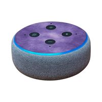 MightySkins Skin Compatible with Amazon Echo Dot (3rd Gen) - Purple Airbrush | Protective, Durable, and Unique Vinyl Decal wrap Cover | Easy to Apply, Remove, and Change Styles | Made in The USA