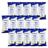 (Set/15) No Rinse Body Wipes - Caregiver Bathing Cloths 120 Wipes Total