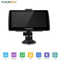 floureon GPS Navigator 7.0 inch GPS Navigation System with Lifetime US/Canada/Mexico Maps Spoken Turn-by-Turn Directions Direct Access Driver Alerts for Car Vehicle Truck Taxi