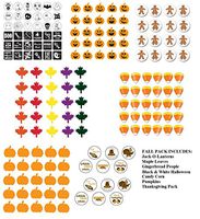 Cruzin Cap Sip Hole Cover, 7 Pkgs of 250 Caps Each, Fall Assortment