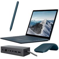 Microsoft Surface Laptop 13.5" 2256x1504 Touchscreen, Core i5 Dual-Core up to 3.10 GHz, 8GB RAM, 256GB SSD, Webcam, Bluetooth, Win 10 w/ Surface Pen, Arc Mouse and Surface Dock - Cobalt Blue (Renewed)