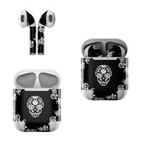 Skin Decals for Apple AirPods - Calavera Lattice - Sticker Wrap Fits 1st and 2nd Generation