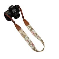 Cam-in 7146 Denim Flower Pattern Printed Neck Strap Camera Strap